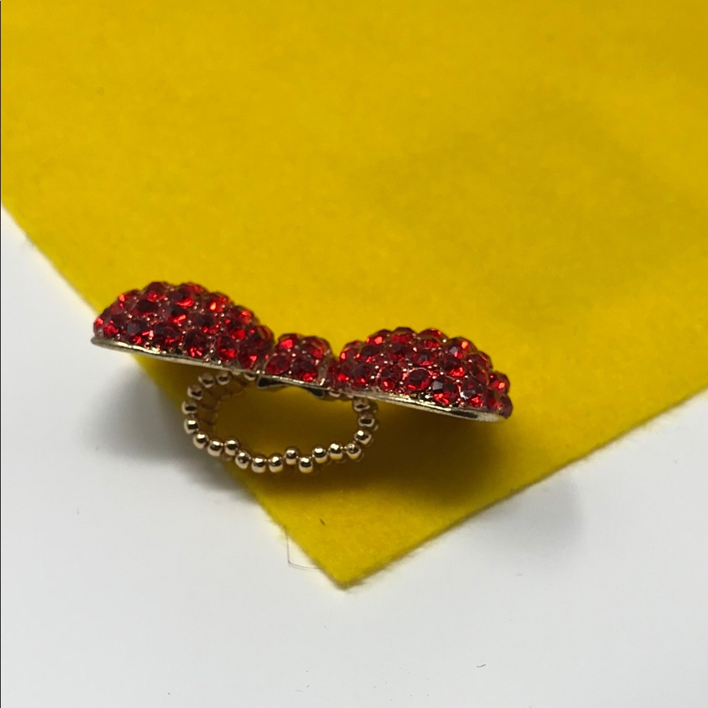 🎀NEW Large Red Bow Ring - Picture 4 of 4